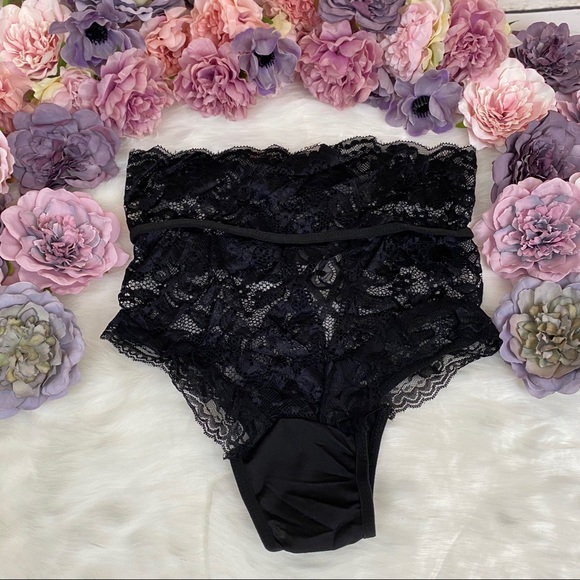 Sexy High Waist Lace Up Thong Lingerie Panties - Picture 9 of 16